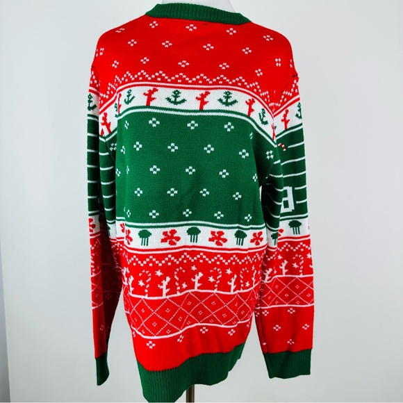 Nickelodeon SpongeBob SquarePants I’m Ready For Presents Christmas Sweater Large - Picture 4 of 6